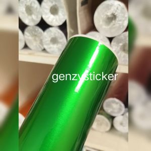 Stiker Scotlite Metalik Hijau Candy Premium: Bahan Tebal & Dekorasi Interior