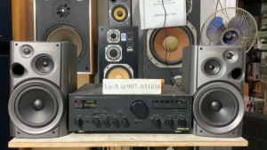 bán Amply nghe nhạc Onkyo A - 817RXII bãi nhật về 210w hát rất tốt điện 110v hàng bãi nhật về