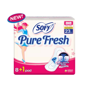 SOFY Sanitary Napkin Pure Fresh No Wings 23cm 9 Pads