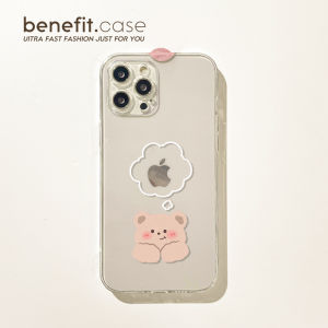 Cute Creative Couples Simple Transparent Shockproof Phone Case