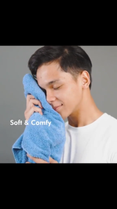 Bath Towel Grey Black White 100% Cotton Ultra Soft Comfort Touch Hotel Grade Towel l Tuala Mandi Dewasa 70x140cm 400gram