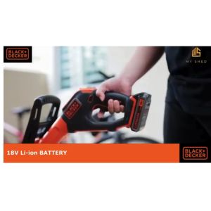 Black+Decker Cordless String Trimmer Potong Rumput Baterai 18Volt STC1820EPCF-B1