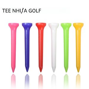 100 Chiếc Bộ Tee Golf Màu Sắc Hỗn Hợp Bằng Nhựa Bền Đẹp Phụ Kiện Tập Golf Trong 4 Kích Cỡ Dành Cho Đồ Dùng Tập Luyện Phụ Trợ
