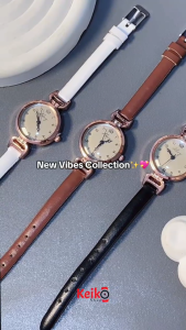 ALOY ANKL020 - Jam Tangan Wanita Round Minimalist Temperament Quartz Waterproof Women Watches