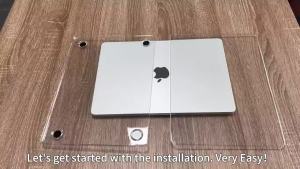 Ốp Lưng Máy Tính Xách Tay Siêu Mỏng Cứng Cáp Dành Cho MacBook Air 13 Inch M5 M4 2026 M3 2024 M2 2022 & MacBook Pro 14 M5 2026 - Vỏ Polyester