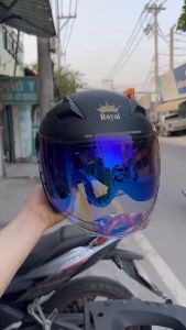 Kính revo xanh đi ban ngày gắn mũ bảo hiểm Royal m268Royal M668Royal XH01 chính hãng