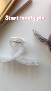 Kẹp tóc đơn giản nhẹ nhàng sang trọng Modleaf Stary lovely pin Hàn Quốc