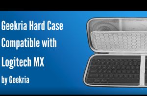 เคสคีย์บอร์ด Geekria เข้ากันได้กับคีย์ MX Logitech แบบไร้สายขั้นสูง