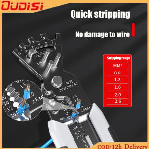 Multifunctional Wire Stripping Pliers for Electrician Cutting Wire Stripping Skin Pressing Special Wire Winding Cable Cutter