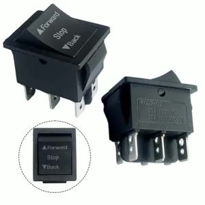 2 Pieces Forward Reverse Switch for Ride On Cars Compatible with 6V 12V 24V Electric Ride On Toys Rocker Shifter Replacement