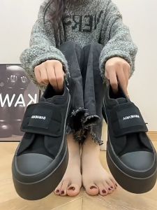 Sepatu Sneakers Straps Polos Wanita 57 (COD Available) 1SS