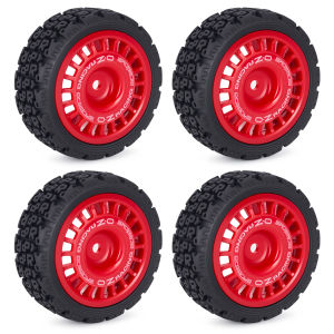 Glued Rubber Tire On Road Tyre Wheels 68*26mm for 1/10 RC Rally Racing Car TT01 TT02 XV-01 PTG2 DF-03 TA06 HPI Upgrades Parts