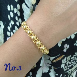 Gelang Tangan Wanita Merica Tempahan Lapis Emas 24k