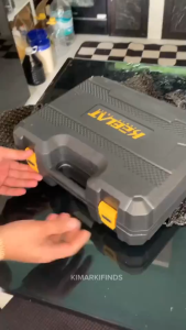 KEELAT Cordless Drill Electric Screwdriver 25N.M Multifunctional Lithium Power Drill Handheld Home DIY Tools Set KCD005