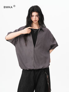 BWKA | Casual Short Sleeve Stretch Hem Shirt
