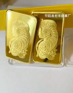 Logam Mulia 100 gram Fine Gold 999.9 Logo Bank Swiss Emas Replika