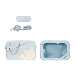 Versatile Daily Crossbody Transparent Bag 20cm