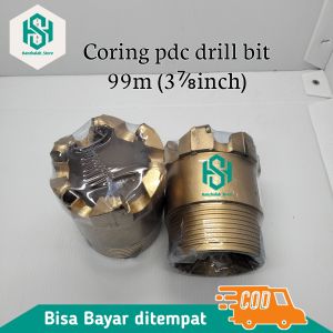 Mata bor sumur tembus batuan/Drill bite Mata bor coring pdc 99mm