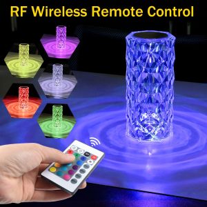 Đèn Pha Lê Decor Trang Trí Phòng Khách Phòng Ngủ Phòng Game kèm điều khiển RGB 16 màu - Tặng Kèm Cáp Sạc Điều Khiển