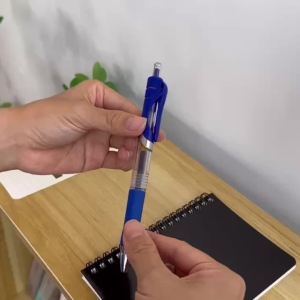 Bút Gel Mực Xanh 05mm Có Thể Thu Vào Thiết Kế Thẩm Mỹ Dùng Cho Văn Phòng & Trường Học Dụng Cụ Viết.