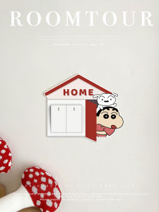 Miếng Dán Ổ Cắm Trang Trí Sáng Tạo Doremon Miếng Dán Nút Tường Chống Bụi Miếng Dán Che Phủ Bảo Vệ Trang Trí Mỹ Thuật