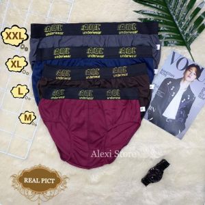 Sempak Pria Dewasa CD Celana Dalam Fashion Laki Laki Cowok Keren Kekinian Bahan Tebal Adem Tidak Terawang
