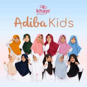 Khayr Hijab Adiba Kids Bergo Instant Syari