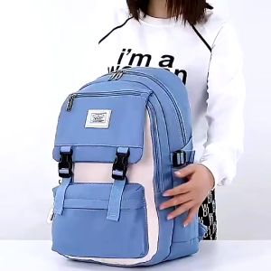 PROMO !! COD Bayar ditempat / Tas Ransel Sekolah Anak Pemium Polos Banyak Bonus / Backpack Ransel Remaja Sekolah SMP SMA