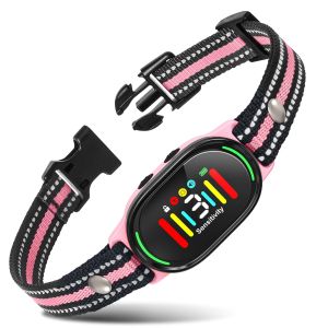 2025 New Smart Dog Bark CollarRechargeable Waterproof Smart Barking Collar Anti Bark Training Collar Adjustable Sensitivity