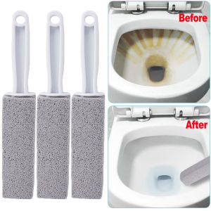 Toilets Cleaner Stone Natural Pumice Stone Toilets Brush Quick Cleaning Stone With Long Handle Bathroom Gadgets