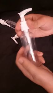 Lọ chiết mỹ phẩm mini chất liệu nhựa trong suốt chại nhựa PET vòi xịt nắp nhấn chai chiết mỹ phẩm du lịch 50ml/100ml