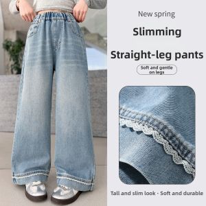 AINAO | Spring Autumn Stylish Big Size Girls Jeans Pants