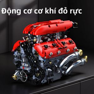 JIQI | Electric V8 Engine Model Building Toy