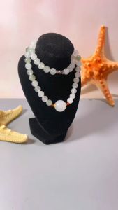 Dây chuyền Nữ chuỗi hạt đá mã não - T0368