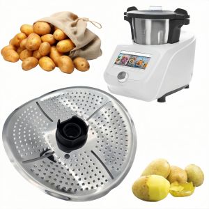 Stainless Steel Peeler for Monsieur Cuisine Connect Potato Peeler Cutter Mix Blade and Food Divider Cover