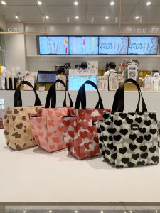 กระเป๋าใส่ข้าวมื้อเช้าแบบนุ่มยืดหยุ่นสำหรับเด็กและเยาวชน ความจุขนาดใหญ่ กระเป๋าใส่ของสำหรับเดินทางแบบพกพา กระเป๋าใส่ของแบบลำลองสำหรับผู้หญิง