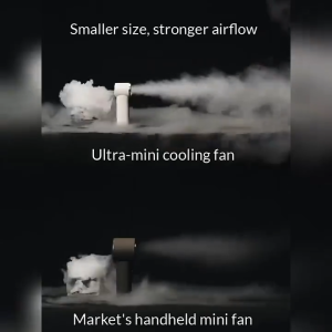 MICROPOWERTECH X98 Portable Handheld Fan Turbo Strong Wind 4000mAh Rechargeable Mini Fan