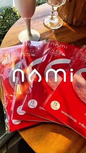 NAMI Silky Smooth นามิ ถุงน่องซองแดง ถุงน่อง ขาเรียว เนื้อเนียน นุ่ม สบายผิว ไม่อับชื้น สีเนื้อ สีดำ สีขาว NML-HSSP01