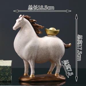 ตกแต่งบ้านสไตล์จีน วัสดุพลาสติก พื้นผิวเคลือบด้วยมือ ช่องจัดแสดง ของตกแต่งห้องนั่งเล่น ของขวัญสำหรับการย้ายมาใหม่และเปิดธุรกิจ