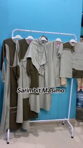Rauna Sarimbit Keluarga Lebaran 2024 / MASIMO - GREEN / Fashion Muslim Kekinian
