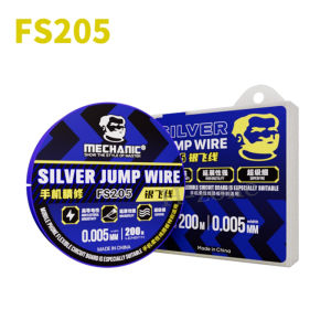 MECHANIC Jump Wires FX105 FS205 FJ201 FJ202 FX202 Extra-fine Silver Jump WireMobile phone PCB repair CPU maintenance tool