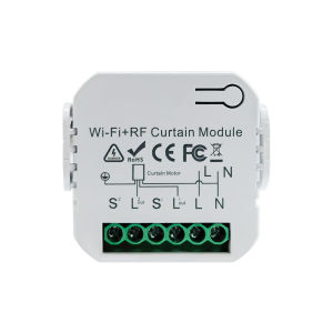 WiFi RF Curtain Module Smart Switch Works with Alexa Google Assistant App Remote Timer for Roller Shutter Blinds and Motor