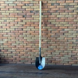 TC LONG Handle Round Point Shovel Treated Oak Wood TOOLS FOR AGRICULTURE AND GARDENING