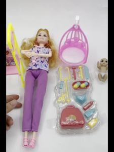 30cm Doll Nurse Theme Toy Set Simulation Baby Car Accessories Puzzle Toys Birthday Christmas Gift