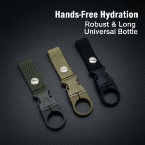 Strap Buckle Hook Water Bottle Holder EDC Outdoor Nylon Clip Climbing Musket Belt Backpack Hanger Camping Musket Belt Clip