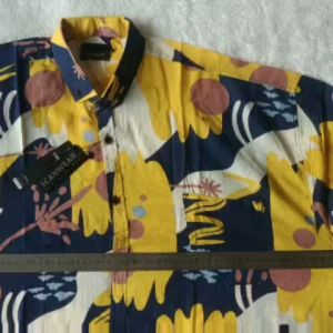 Kemeja Jumbo Pria Lengan Pendek Baju Hem Big Size Cowok Oversize