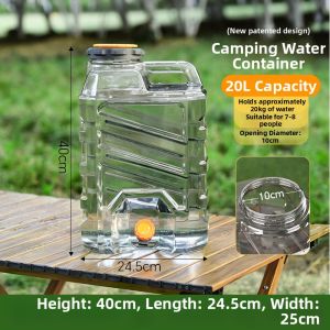 TAFUMAN | Outdoor Portable Water Storage Bucket with Tap