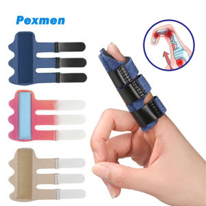 Pexmen Finger Splint Finger Brace for Index Middle Ring Fingers Straightening Arthritis Knuckle Immobilization