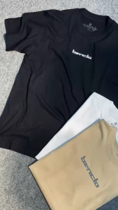 T-Shirt Basic Benclo Lengan Pendek  |  Kaos Harian Simpel  Pria Wanita  Adem Kuat Stylish