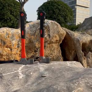 Portable Carbon Steel Camping Tent Hammer Multifunction Tool - Peg Stake Puller Mallet Awning Canopy Remover Extrator